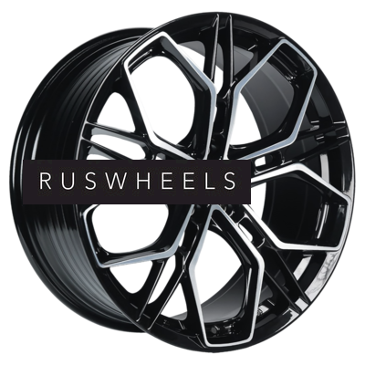 Диски INCH 8,5x20/5x108 ET42 D63,4 FA8534 Gloss Black Machined Face (ZJH)
