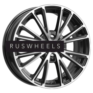 Диски КИК 6x16/4x100 ET49 D54,1 Меандр-оригинал (КС879) Алмаз черный SK Диски КИК 6x16/4x100 ET49 D54,1 Меандр-оригинал (КС879) Алмаз черный SK