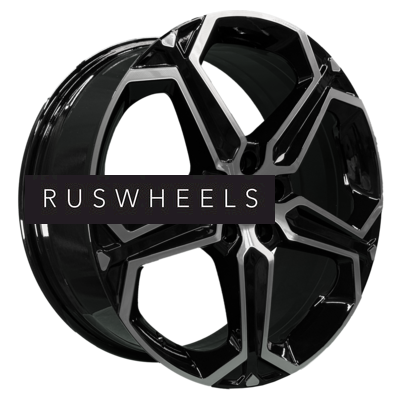 Диски Khomen Wheels 7,5x19/5x114,3 ET45 D60,1 KHW1909 (Geely Atlas(Pro)/Changan CS55(75)) Black-FP
