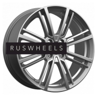 Диски КИК 7x17/4x100 ET41 D60,1 Эрфурт (КС903) Дарк платинум