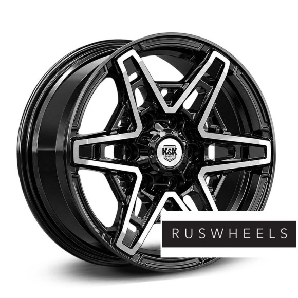 Диски КиК R17 / 8J PCD 6x139.7 ЕТ 30 ЦО 106.1 Блэкберн