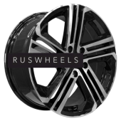 Диски PDW 7,5x18/5x112 ET45 D57,1 5240 Gloss Black Machine Face (PDW)