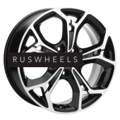 Диски Khomen Wheels 7x17/5x108 ET43 D65,1 KHW1702 (DFM AX 7) Black-FP