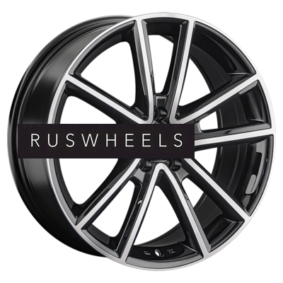 Диски Replay 7,5x18/5x108 ET33 D60,1 CHR114 BKF (конус, C570)