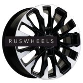 Диски Khomen Wheels 8x20/6x139,7 ET60 D95,1 KHW2010 (LC 300) Black-FP