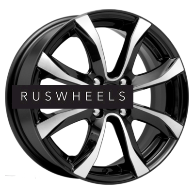 Диски iFree 6x15/4x98 ET35 D58,5 Дайс (КС696) Блэк Джек