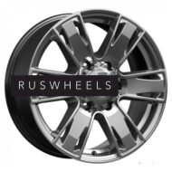 Диски КИК 7x17/6x139,7 ET38 D100,1 Севенна-оригинал (КС726) Дарк платинум