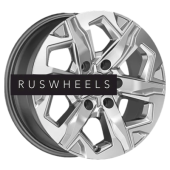 Диски КИК 7,5x17/6x139,7 ET38 D67,1 Тейт (КС1050) Дарк платинум