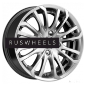 Диски КИК 6,5x16/4x100 ET45 D67,1 Рим (КС639) Дарк платинум