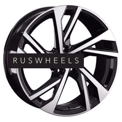 Диски Replay 8x18/5x114,3 ET30 D60,1 LX192 BKF (конус, C570)