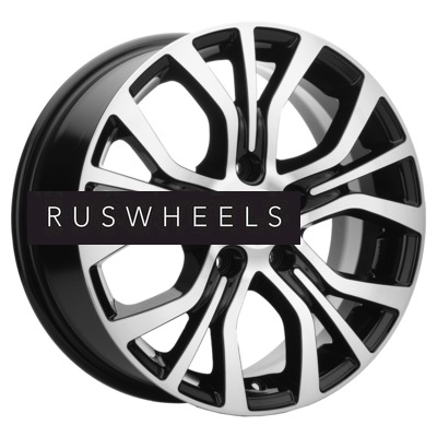 Диски Khomen Wheels 6,5x16/5x114,3 ET45 D54,1 KHW1608 (Geely Coolray) Black-FP