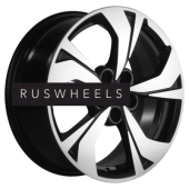 Диски Khomen Wheels 7x17/5x114,3 ET35 D66,1 KHW1724 (Nissan Juke) Black-FP