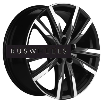 Диски Khomen Wheels 7,5x19/5x108 ET47 D60,1 KHW1905 (Chery Tiggo 8) Black-FP