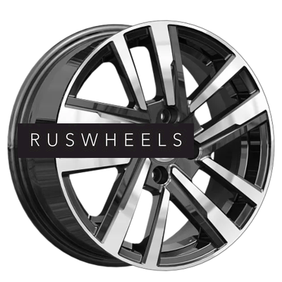 Диски КИК 6x15/4x100 ET37 D60,1 Хант (КС1034) Алмаз черный