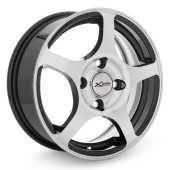 Диски X'trike  X-103  5,5\R14 4*108 ET43  d63,35  BK/FP  [10854]