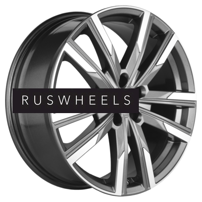 Диски Khomen Wheels 7,5x19/5x108 ET36 D65,1 KHW1905 (Exeed VX/TXL/LX) Gray-FP Диски Khomen Wheels 7,5x19/5x108 ET36 D65,1 KHW1905 (Exeed VX/TXL/LX) Gray-FP