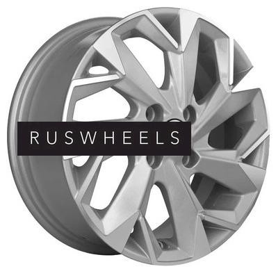 Диски Khomen Wheels 5,5x14/4x100 ET38 D67,1 KHW1402 (Accent/Getz/i20) F-Silver-FP