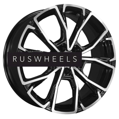 Диски Khomen Wheels 7,5x19/5x108 ET46 D63,4 KHW1907 (Geely Monjaro/Tugella) Black-FP Диски Khomen Wheels 7,5x19/5x108 ET46 D63,4 KHW1907 (Geely Monjaro/Tugella) Black-FP