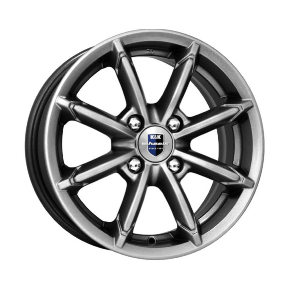 Диски КиК 6,0\R14 4*98 ET30 d58.5 Дарк платинум