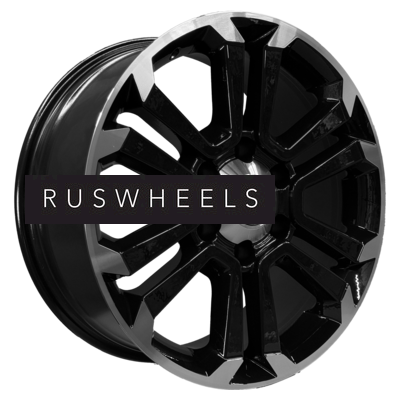 Диски Khomen Wheels 7,5x18/6x139,7 ET38 D100,1 KHW1817 (Haval H5/Great Wall Hover H3/H5) Black-FP
