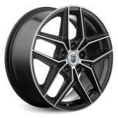 Диски КиК 7,0\R17 5*114.3 ET39 d60.1 Алмаз черный