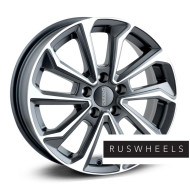 Диски Dezent R18 / 7.5J PCD 5x112 ЕТ 38 ЦО 70.1 KS dark