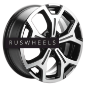 Диски Khomen Wheels 6,5x17/5x112 ET50 D66,6 KHW1710(2) (Mercedes Vito) Black-FP
