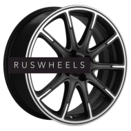 Диски Khomen Wheels 6,5x17/4x98 ET38 D58,6 KHW1707 (Lada Granta) Black-FP matt