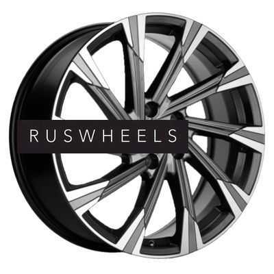 Диски Khomen Wheels 7,5x19/5x108 ET46 D63,4 KHW1901 (Tugella) Gray-FP Диски Khomen Wheels 7,5x19/5x108 ET46 D63,4 KHW1901 (Tugella) Gray-FP