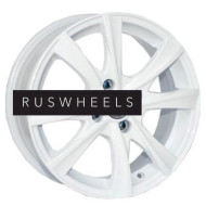 Диски СКАД 6x15/4x100 ET45 D60,1 Мальта (КЛ189) Белый Диски СКАД 6x15/4x100 ET45 D60,1 Мальта (КЛ189) Белый