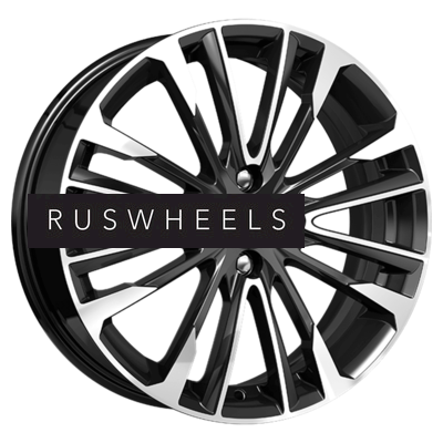 Диски КИК 6,5x17/4x98 ET35 D58,5 Сильверстоун-оригинал (КС770) Алмаз черный SK