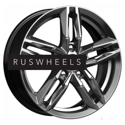 Диски КИК 6x16/5x100 ET38 D57,1 Sayan (КС731) Дарк платинум Диски КИК 6x16/5x100 ET38 D57,1 Sayan (КС731) Дарк платинум