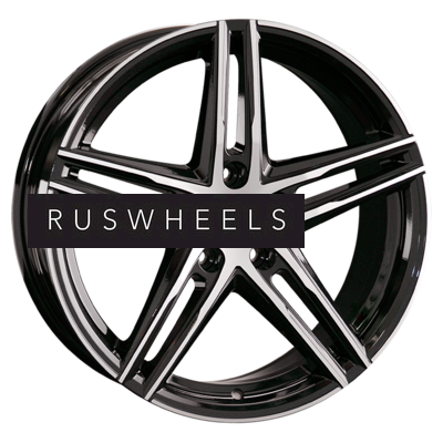 Диски Replay 8x18/5x114,3 ET30 D60,1 LX189 BKF (конус, C570)