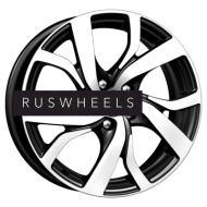 Диски КИК 6,5x16/5x112 ET42 D57,1 Палермо-оригинал (КС607) Алмаз черный