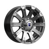Диски КиК 7,0\R16 5*139.7 ET35 d108.5 Дарк платинум