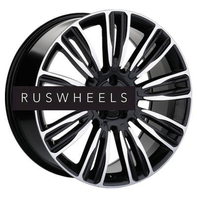 Диски Khomen Wheels 8,5x20/5x120 ET45 D72,6 KHW2004 (RRover) Black-FP