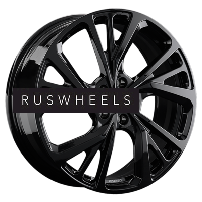 Диски LS Forged 8x19/5x108 ET46 D63,3 LS FG22 BK (конус, C570)