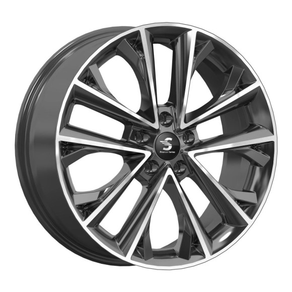 Диски СКАД Premium 7,0\R18 5*114.3 ET37 d66.6 Diamond gloss graphite