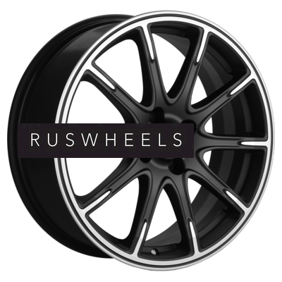 Диски Khomen Wheels 6,5x17/4x100 ET50 D60,1 KHW1707 (Lada Vesta) Black-FP matt