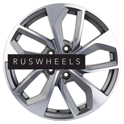 Диски Khomen Wheels 7x17/5x112 ET43 D57,1 KHW1703 (Kodiaq/Tiguan) Gray-FP
