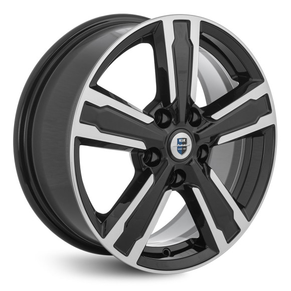 Диски КиК 6.5\R16 5*105 ET38 d56.6 алмаз чёрный