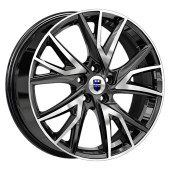 Диски КиК 6.5\R18 5*108 ET43 d65.1 Алмаз черный