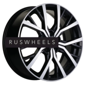 Диски Khomen Wheels 7x18/5x114,3 ET37 D66,5 KHW1806 (Dargo/Jolion) Black-FP