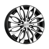 Диски КиК 5.5\R14 4*98 ET16 d58.5 Алмаз черный