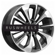 Диски КИК 7x17/5x114,3 ET50 D67,1 Авиор (КС936) Алмаз черный Диски КИК 7x17/5x114,3 ET50 D67,1 Авиор (КС936) Алмаз черный