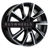 Диски Khomen Wheels 6x15/5x100 ET38 D57,1 KHW1507 (Rapid/Fabia) Black-FP