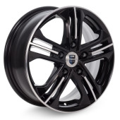Диски КиК 6,0\R15 5*100 ET39 d67.1 Алмаз черный
