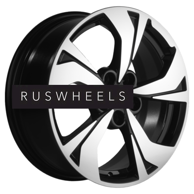 Диски Khomen Wheels 7x17/5x114,3 ET45 D67,1 KHW1724 (FAW Besturn X80) Black-FP Диски Khomen Wheels 7x17/5x114,3 ET45 D67,1 KHW1724 (FAW Besturn X80) Black-FP