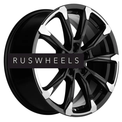 Диски Khomen Wheels 7,5x18/5x114,3 ET50 D66,1 KHW1808 (Murano) Black-FP