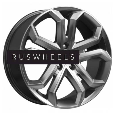 Диски КИК 8,5x19/5x127 ET40 D71,6 Пандора (КС466) Дарк платинум